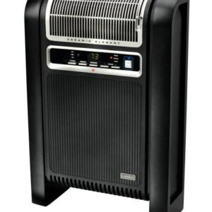 Lasko 1500W Ceramic Space Heater with Ionizer and Remote, 760000, Black