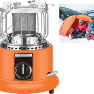 LIUD Propane Or Butane Portable Heater for Camping Gas Heaters for The Home with Convenient Handle Space Heater 3.7kw Stepless Thermostat for Camping Garage Ice Fishing Patio