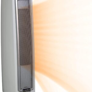 Lasko Heating Space Heater, 7.5″L x 7.1″W x 22.75″H, Silver 5775