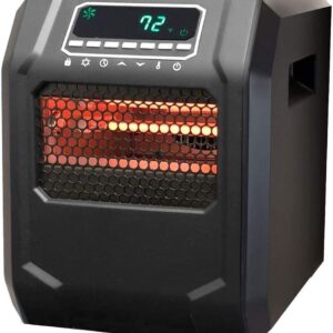 Lifesmart ZCHT1056US 4-Element Infrared Bulb Heater, Black
