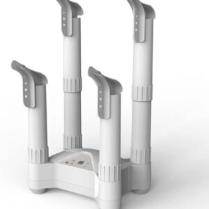 LifeSmart 4 Post Fast Airflow Boot Dryer with Deodorizer, BD001-BL, White