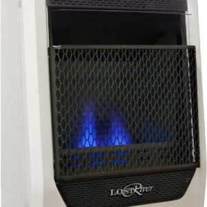 Lost River Liquid Propane Gas Ventless Blue Flame Gas Space Heater – 10,000 BTU, T-Stat Control – Model# LRT10B-LP-R (Renewed)
