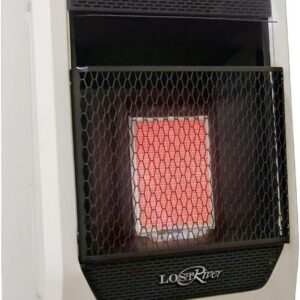 Lost River Natural Gas Ventless Infrared Radiant Plaque Heater – 10,000 BTU, T-Stat Control – Model# LR1TIR-NG-R (Renewed)