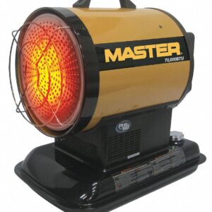 Master MH-70-SS-A Radiant Kerosene Heater, 70,000 BTU