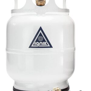 LUNX Refillable Gas Growler Propane Tank with Adapter Hose (5-Pound)