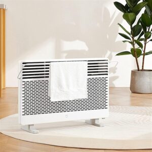 moisture Portable Electric Heater Graphene Intelligent Heater Electric Radiator Far Infrared Resonance Heating IPX4 Waterproof Low Noise Heating Heater Fan (Plug Type : US)