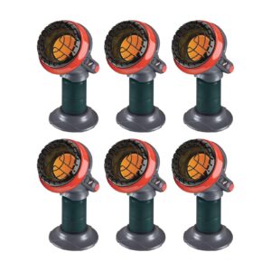 Mr Heater 3800 BTU Indoor Outdoor Portable Little Buddy Propane Heater (6 Pack)