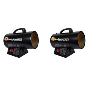 Mr. Heater 60,000 BTU Forced Air Propane Jobsite Construction Heater (2 Pack)