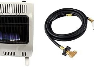 Mr. Heater Corporation F299730 Heater, One Size, White and Black & F273684 Vent  Accessories, Black