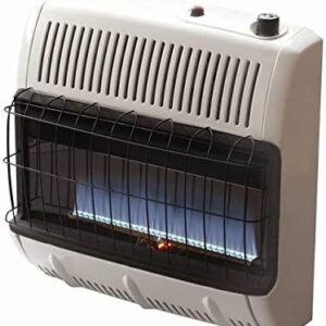 Mr. Heater Corporation Vent  Flame Propane Heater, 30k BTU, Blue