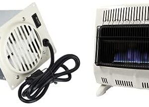 Mr. Heater, Corporation Mr. Heater, 30,000 BTU Vent  Blue Flame Propane Heater, MHVFB30LPT & Mr. Heater F299201 Vent  Blower Fan Accessory for 20K and 30K Units