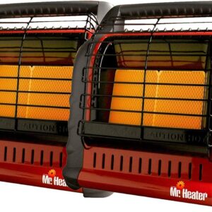 Mr. Heater F274805 Big Buddy Propane Tank Powered Heater (2-Pack) – Indoor and Outdoor Use – Portable Heating for Camping, Tents, Garage (2 Items)