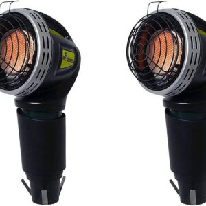 Mr. Heater MH4GC 4000 BTU Propane Portable Golf Cart Cup Holder Heater (2 Pack)