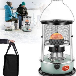 Non Electric Kerosene Heater Stove 4.5L Portable Outdoor Kerosene Heaters with Cotton Core Light and Convenient Indoor Heater (Color : Blue)