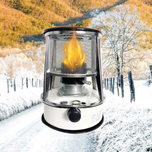 Outdoor Kerosene Stove Non Electric Kerosene Heater Burner for Indoor Outdoor Patio Camping Fishing Kerosene Backpacking Stove for Survival Emergency 6L White (Color : White, Size : 6L)