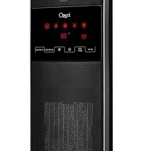 Ozeri OZH1 Dual Zone Oscillating Ceramic Heater with Adjustable Thermostat and Remote Control