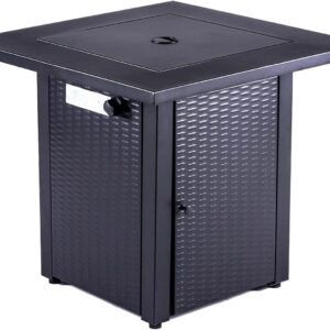 Patio Heater,Outdoor Patio Heater,Outdoor Propane Heater,28X28X24 Inch Fireplace High BTU Propane Gas with Auto Ignition Fireplaces