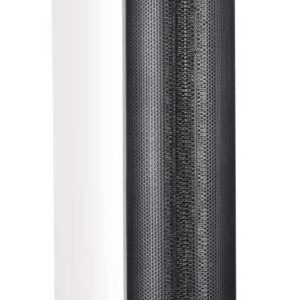 PELONIS Ceramic Space Heater, 1500W Indoor Tower Heater and Fan Setting with 70 Degree Oscillation, Remote Control, Programmable Thermostat & 24H Timer, Tip-Over Switch & Overheating Protection. White