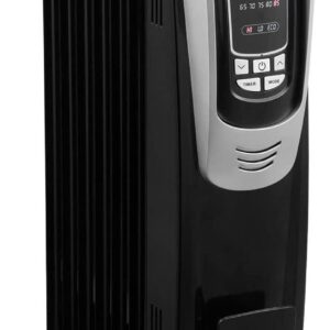 PELONIS Electric 1500W Oil Filled Radiator Heater with Safety Protection, LED Display, 3 Heat Settings and Five Temperature settings. Perfect for for Home or Office