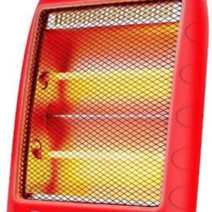 Portable Electric Space Heater With Thermostat, 300W/600W Safe And Quiet Ceramic Heater Fan For Small Room Home Indoor Bedroom Personal Use (Red) (Color : Red)