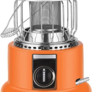 Portable Gas Heater, Outdoor Heating Stove Household Heater Commercial Indoor Office Stainless Steel Family Dinner Grilling Stove for Camping, Garage, Ice Fishing