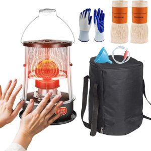 Portable Indoor Kerosene Heater, Outdoor Camping No Electric Kerosene Heater, Large Kerosene Stove, Mobile Heater, High Efficiency Kerosene Stove Heater for Camping Tent Heating and Cooking