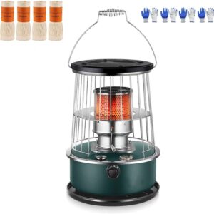 Portable Kerosene Heater for Indoor Use Kerosene Stove Heater, 6L Kerosene Space Heaters, Adjustable Height with 4 Wick for Outdoor Patio Deck Non Electric Heater A