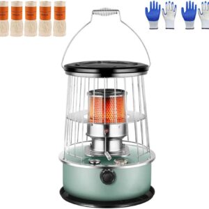 Portable Kerosene Heater for Indoor Use Kerosene Stove Heater, 6L Kerosene Space Heaters, Adjustable Height with 5 Wick for Outdoor Patio Deck Non Electric Heater A