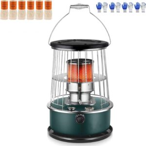 Portable Kerosene Heater for Indoor Use Kerosene Stove Heater, 6L Kerosene Space Heaters, Adjustable Height with 6 Wick for Outdoor Patio Deck Non Electric Heater A
