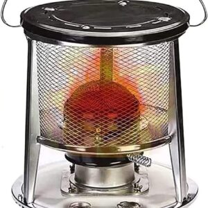 Portable Kerosene Stove Efficient Kerosene Heater Burner Emergency Heating Oil Heaters, Camping Heater and Cooking, with 3 Wick, 6L
