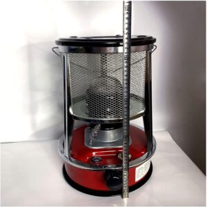 Portable Kerosene Stove Heater for Indoor Outdoor, Non Electric Efficient Camping Stove Emergency Kerosene Burner for Cooking Survival Warming 4.6L/Red (Color : Red, Size : 4.6L+7 Wicks)