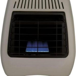 ProCom Dual Fuel Ventless Blue Flame Heater – 10,000 BTU, T-Stat Control – Model# MD100TBF-R (Renewed)
