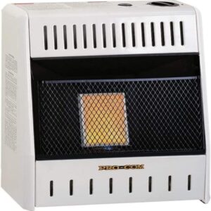 ProCom Heating Dual Fuel Ventless Infrared Plaque Heater – 30,000 BTU, T-Stat Control – Model# MG3TIR-R (Renewed)