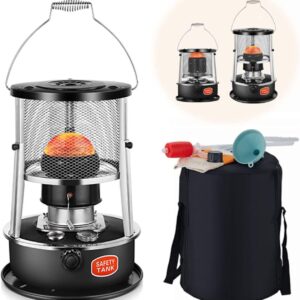 Portable Kerosene Stove Heater with Automatic Extinguisher, 2600W Camping and Backpacking Stove 4.5L Cooking Kerosene Heaters