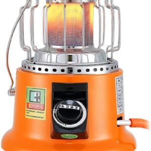 Portable Propane Heater Stove,3.6kw Outdoor Camping Gas Stove Camp Tent Heater,Multifunctional Gas Camp Tent Heater with Handle,for Ice Fishing Hiking Hunting Patio Camping Caravan(Orange)
