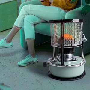 QDF 9000 BTU/H Kerosene Stove Heater, 4.5L Kerosene Stove Burner, Adjustable Firepower, 360° Surround Heating, for Indoor Outdoor, Patio, Deck, Home