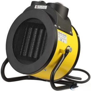 QSCVDEA Fan Heater, Heaters for Home Low Energy, Fast Heating Ceramic Electric Heater with 3 Heat Settings, 1500W/110V