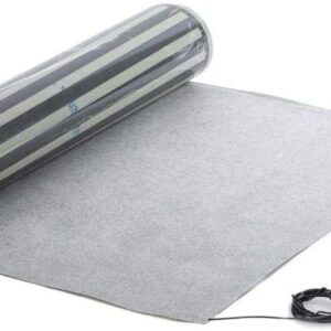 QuietWarmth PWT3X10F120 Perfectly Warm Electric Floor Heating System, 3′ x 10′ – 120V, Gray