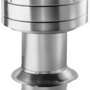 RovKeav Galvanized Extended Vertical Termination Cap, 4 x 6-5/8