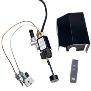RovKeav Low Profile Propane Gas Automatic Pilot Kit With Basic Variable Flame Height Remote