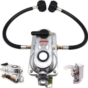 RV Propane Regulator, 2-Stage auto Changeover lp Propane Regulator, For Grill trailers camper RV Dual propane regulator 2 tank