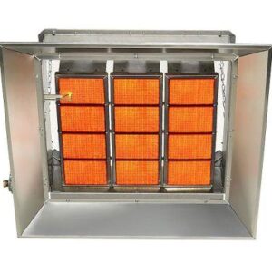 Starglo Infrared Ceramic Heaters, 40K Btu, Natural Gas, Direct Spark