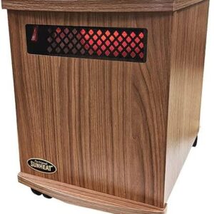 SUNHEAT USA1500-M Indoor Infrared Space Heater, 150100007 (American Walnut)