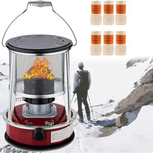 Tightstore Indoor Kerosene Heater, Kerosene Stove, Non Electric Heaters for Indoor, with Stove Bag + 6 Wick, Portable Stainless Steel Oil Heater