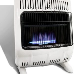 UTY 20,000 BTU Propane Wall Heater for Indoor Use – Blue Flame, Vent-, with  Standing Base Legs