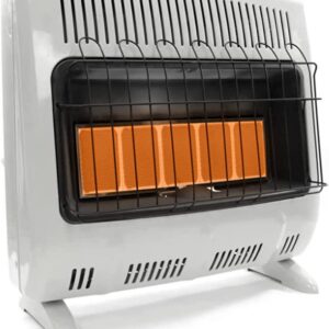 UTY 30,000 BTU Propane Wall Heater for Indoor Use Vent , with  Standing Legs white