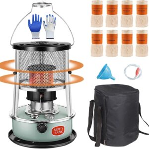 Uveteniy Kerosene Heater for Indoor Outdoor Use, Portable Multifunctional Stove with Storage Bag, Kerosene Stove Heater for Camping Tents Cooking, Great Heat Output, No Odors, Easy to Use