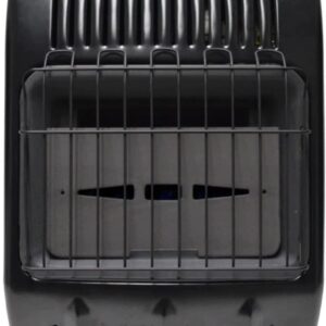 UTY 10, 000 BTU Propane Wall Heater for Indoor Use – Blue Flame, Vent- Black