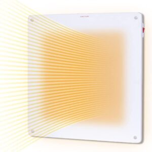 Wall Mount Heater- Air Choice Electric Wall Heater with Overheating Auto Cut-off, 120V, 400W Power, 250 Sq Ft Coverage, Save Heating Bill and Space, Crack Resistant