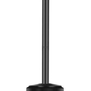 VICXYY Propane Space Heater – 46,000 BTU 87 Inches Tall Premium Outdoor Patio Heater with Piezo Ignition System Rapid Heating, with Wheels, Protective Cover for Commercial & Residential – Black